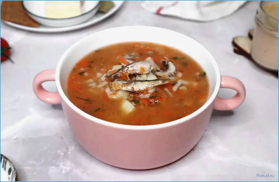 Рецепт рыбного супа из кильки