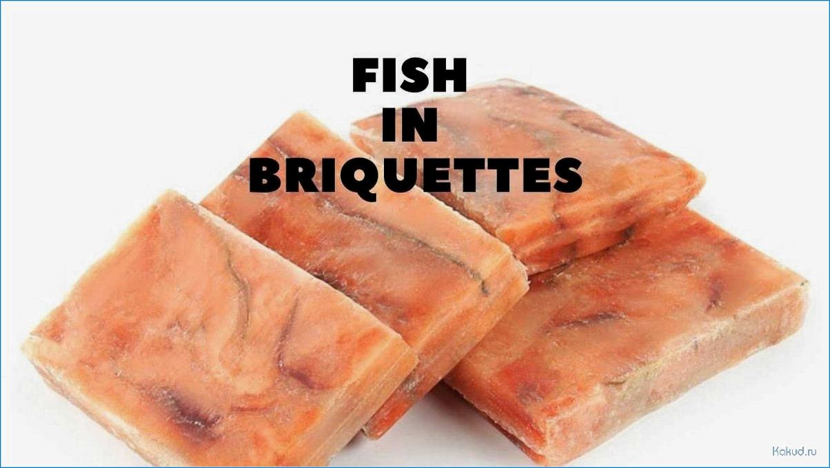 Блюда из рыбы брикеты