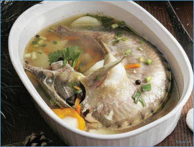 Рыбный суп из осетра