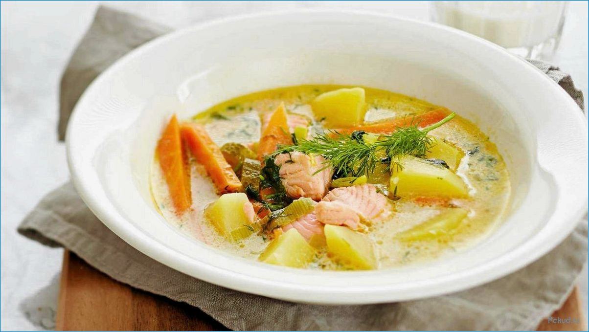 Вкусный и питательный рецепт овсяного рыбного супа для здорового питания