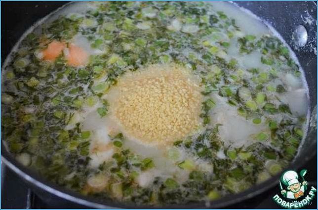 Рецепт приготовления аппетитного рыбного супа с нежным кускусом