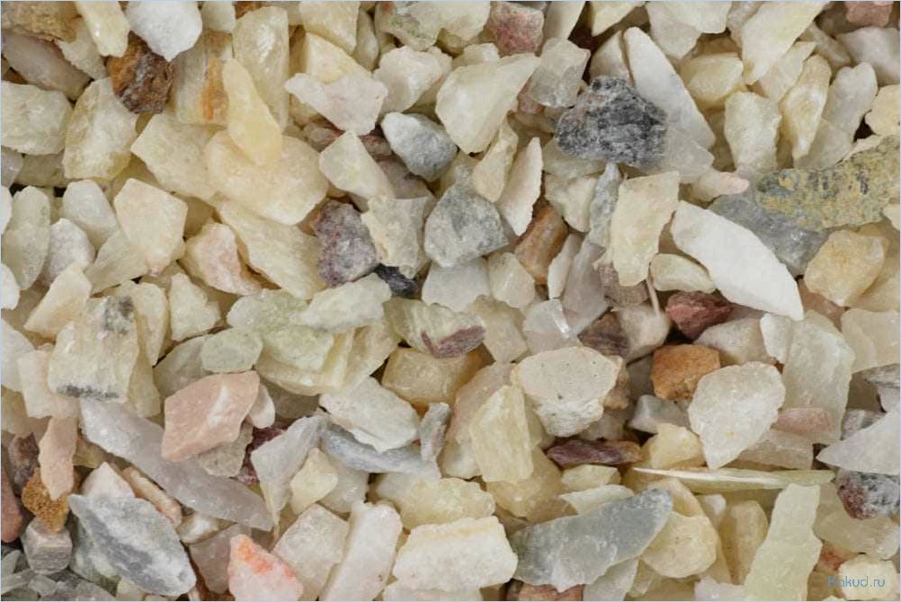 Каменная крошка: применение, свойства и преимущества