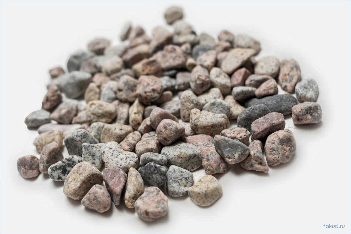 Каменная крошка: применение, свойства и преимущества