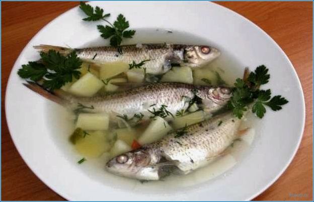 Приготовление аппетитного рыбного супа на основе свежей плотвы