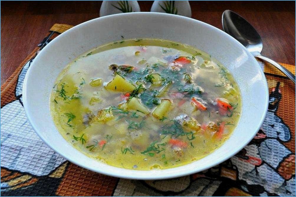 Рецепт приготовления рыбного супа с крупой