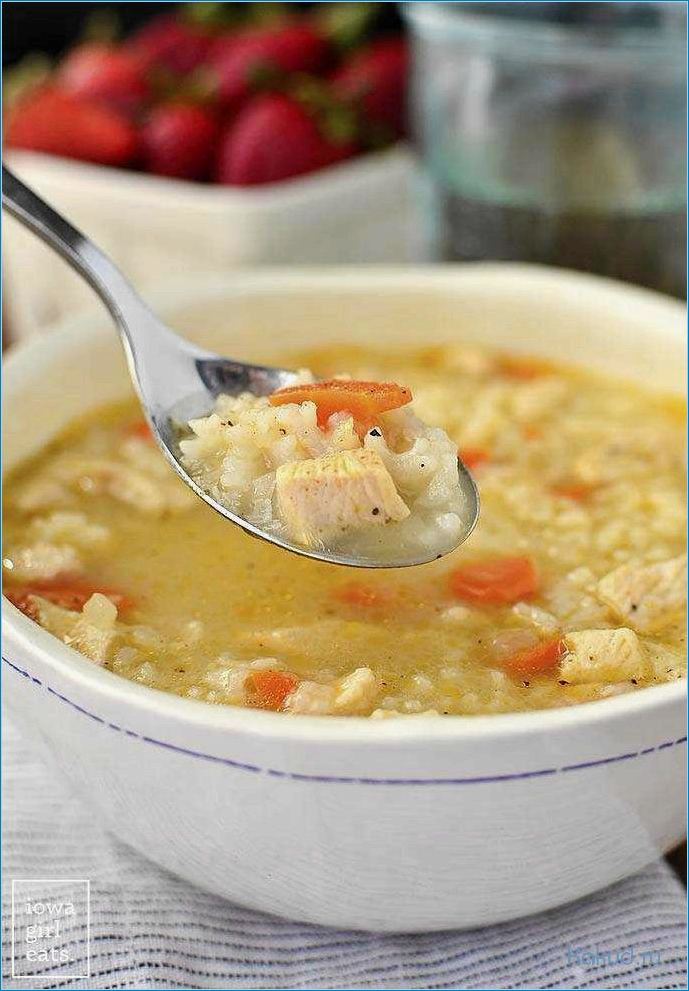 Вкусный и питательный рецепт рисового рыбного супа: наслаждайтесь сочетанием ароматного риса и свежего морского улова