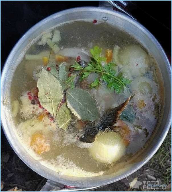 Рыбный суп из гольца