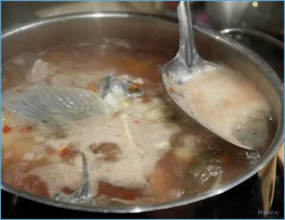 Рыбный суп из сазана