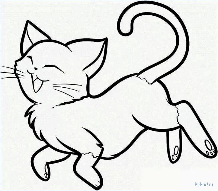 Красивые и милые рисунки котов и кошек для срисовки — научись рисовать пушистых питомцев с легкостью!