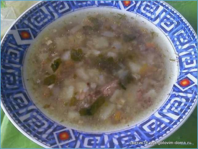 Рецепт рыбного супа из гречки