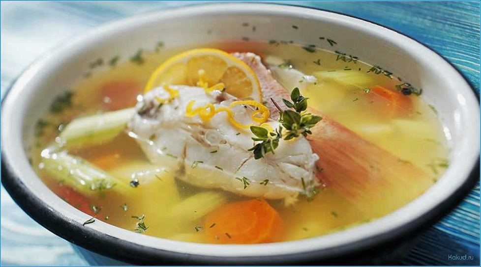 Рыбный суп из сибаса: рецепт приготовления и секреты