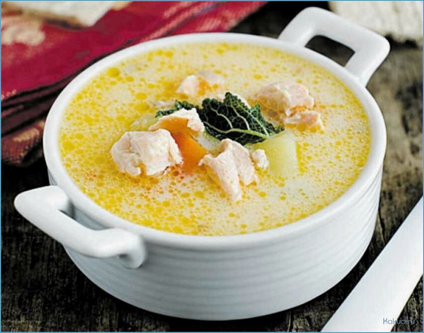 Рецепт рыбного супа с сырками