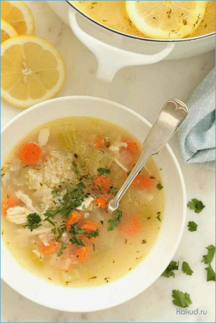 Рецепт рыбного супа с лимоном