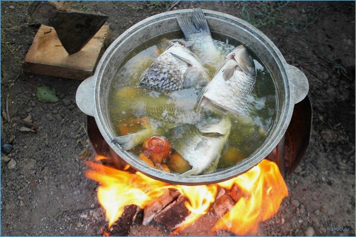 Рыбный суп на природе