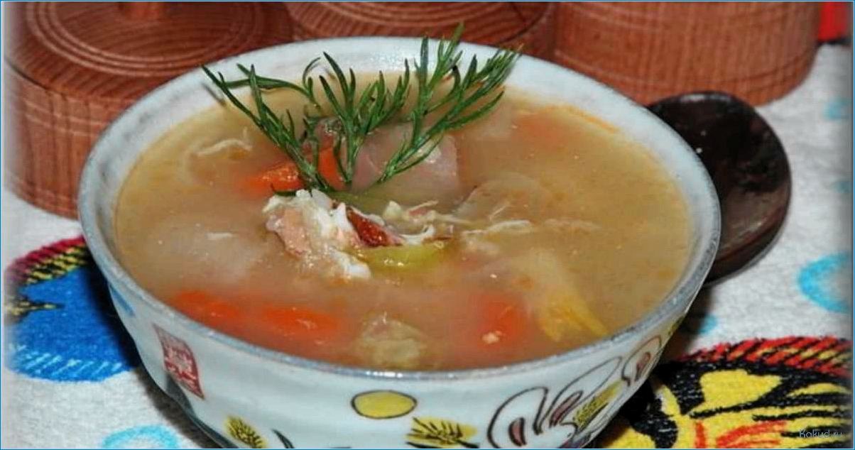 Рыбный суп с икрой