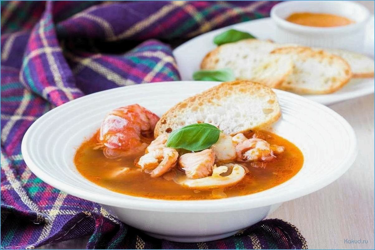 Рецепт рыбного супа с соусом