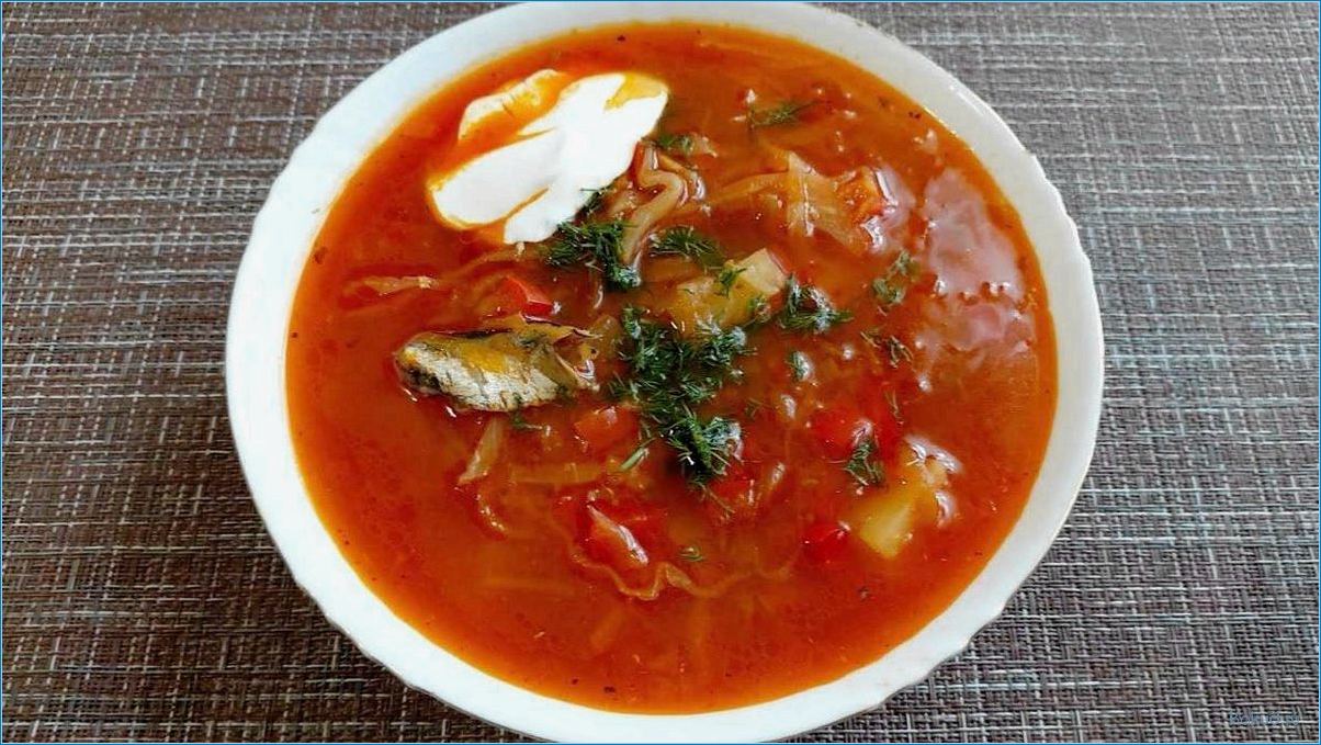 Рецепт рыбного супа с соусом