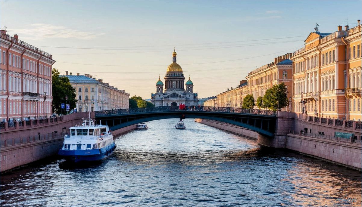 Прогулки на теплоходах по живописным рекам и каналам Санкт-Петербурга