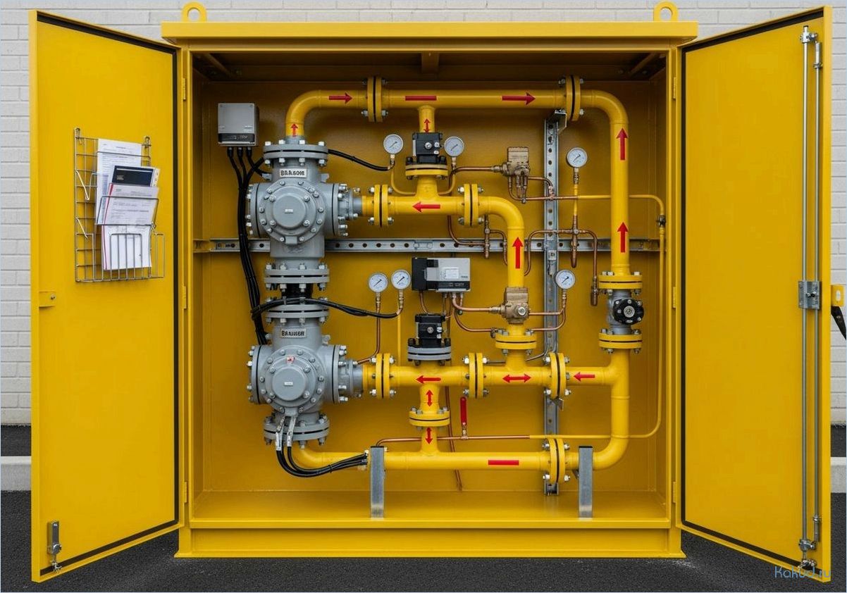 Устройство и принцип работы домового регуляторного пункта для систем газоснабжения